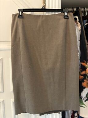 Club Monaco Taupe Pencil Skirt
